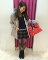 立川ルミネ 165cm<br><br>ロングダッフルは今季大注目アウター！グレーは抜群にお洒落に見えるお色なんですよ！<br><a href="http://ameblo.jp/ingni-0093/">★立川ルミネ</a>