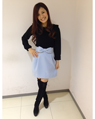 立川ルミネ 160cm<br><br>ウエストリボンのアイテムで一気にガーリーなコーディネートに！<br><a href="http://ameblo.jp/ingni-0093/">★立川ルミネ</a>