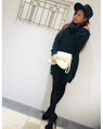 EST 156cm<br><br>大人気のオフタートルOPシリーズ★ミックスのお色味なのでカジュアルスタイルに最適です！絶対持っておきたいアイテム！！<br><a href="http://ameblo.jp/ingniest/">★EST</a>