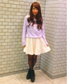 サンシャイン池袋 152cm<br><br>ラベンダー色は今年イチオシのカラーです！<br><a href="http://ameblo.jp/0911hsotnko/">★サンシャイン池袋</a>