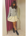 新宿アルタ 158cm<br><br>モヘアタッチのニットで、ゆるかわな冬の女子力アップコーデです☆<br><a href="http://ameblo.jp/ingni-shop/">★新宿アルタ</a>