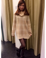 イオンモール羽生 157cm<br><br>一枚でも可愛いオフタートルチュニックワンピースは今季一着はGETしときたいアイテムです☆<br><a href="http://ameblo.jp/0230-1126/">★イオンモール羽生</a>