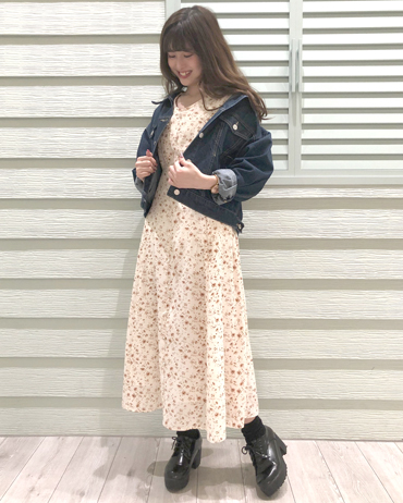 ワンピース 花柄 小花柄 ノースリーブ カジュアル 韓国 大人