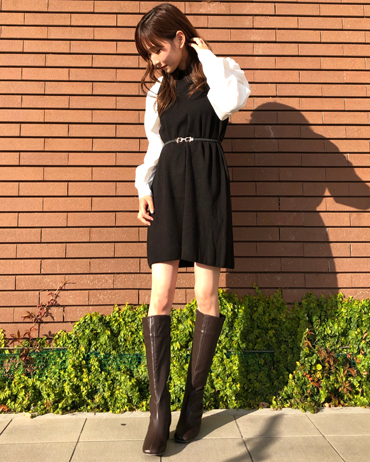 袖異素材ワンピース ｏｕｔｌｅｔ Ingni イング 公式通販 Ingni Store