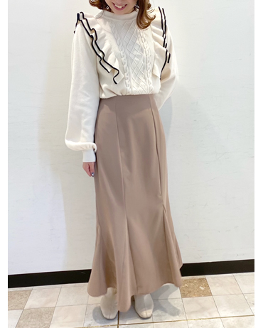 配色フリル ニット Ingni イング 公式通販 Ingni Store