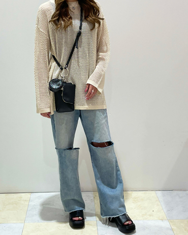 2WAYメッシュニットカーディガン|INGNI(イング) 公式通販|INGNI STORE