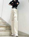 新宿アルタ 159cm<br>骨格ウェーブ・イエベ<br>アームウォーマー付きのトップスはパンツと合わせてカジュアルに着ても、スカートと合わせて可愛く着ても良いので合わせやすいアイテムです！