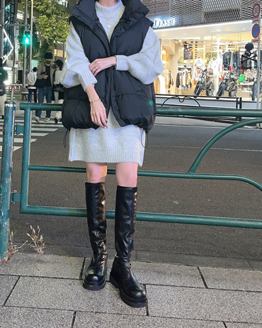 INGNI(イング)のコーディネート 新宿アルタ 158cm<br>骨格ナチュラル・イエベ<br>可愛いワンピースも羽織やアクセ使いでカジュアルにも着れます。