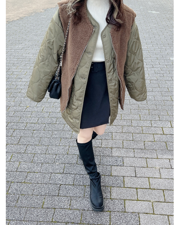 INGNI(イング)のコーディネート イーアスつくば 154cm<br>骨格ウェーブ・イエベ<br>この冬イチオシのブルゾン。それぞれ単品でも使えて着回し力抜群です♪