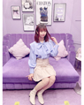 渋谷109 167cm<br>骨格ウェーブ・ブルべ<br>着回しやすいブラウスのご紹介♪ボウタイとケープの存在感が◎