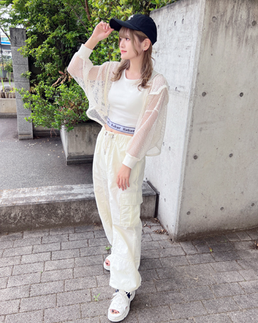 裾ドロストメッシュパーカー｜INGNI(イング) 公式通販｜INGNI STORE