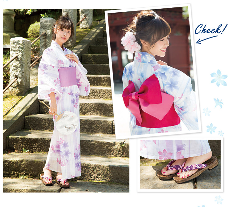 前田希美さんが着るingni 16 Yukata Collection