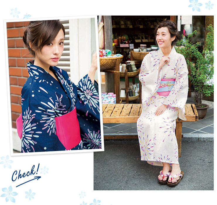 前田希美さんが着るingni 16 Yukata Collection