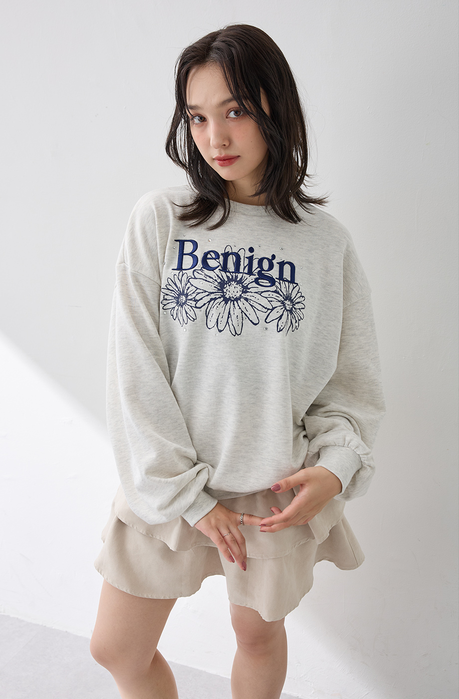 FLOWER LOGO SWEAT