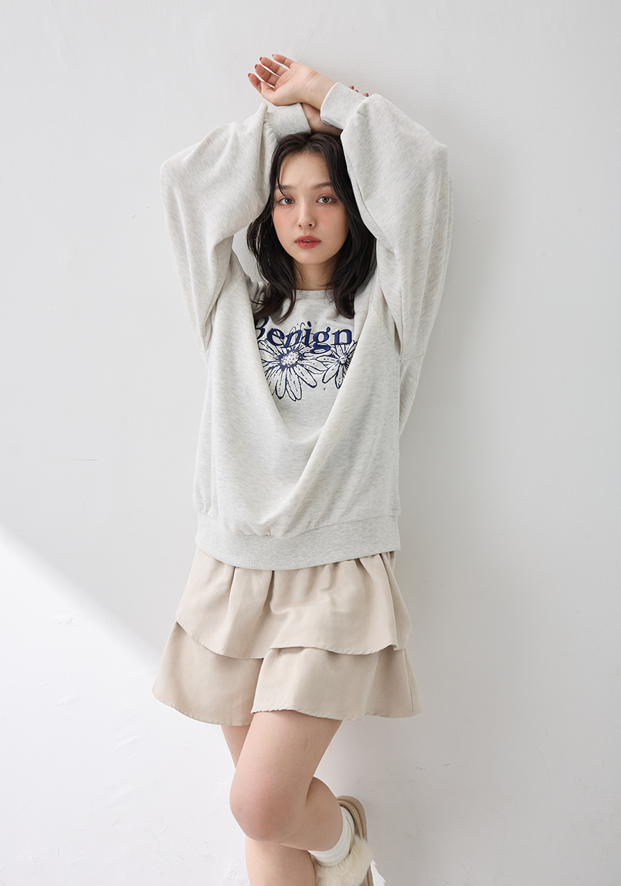 FLOWER LOGO SWEAT