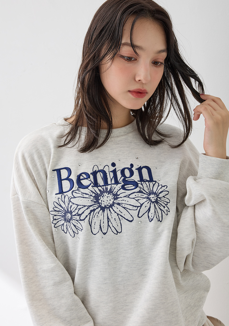 FLOWER LOGO SWEAT