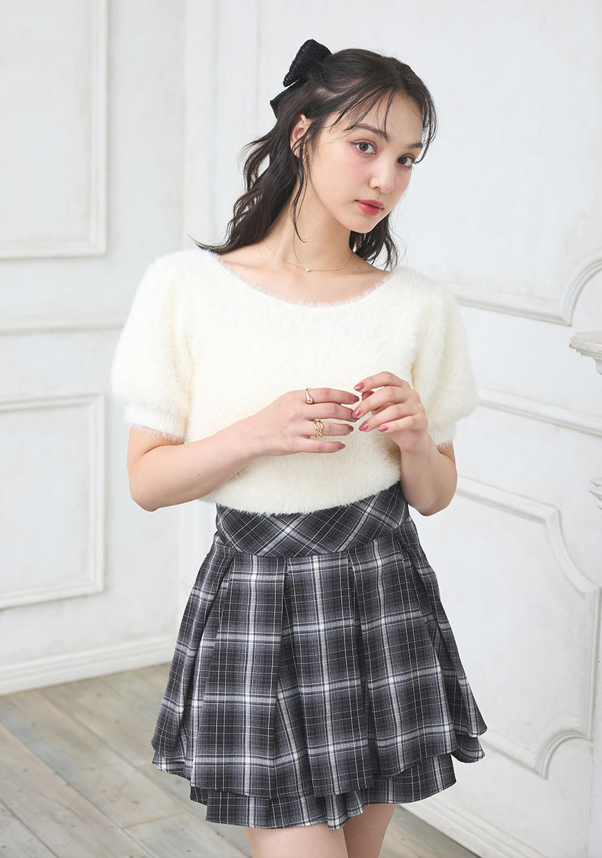 BACK RIBBON KNIT