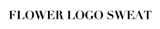 FLOWER LOGO SWEAT