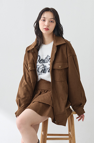 SUEDE BLOUSON