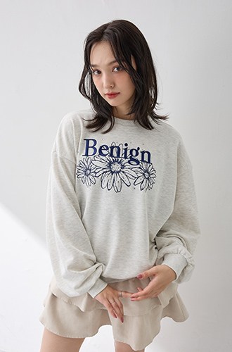 FLOWER LOGO SWEAT