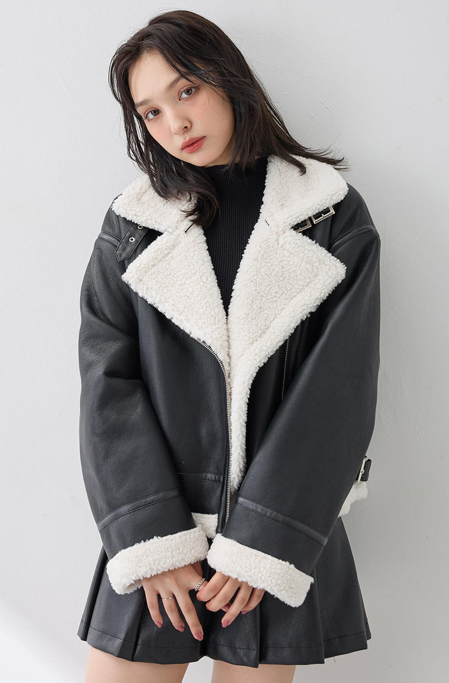 CROPPED FLIGHT JACKET