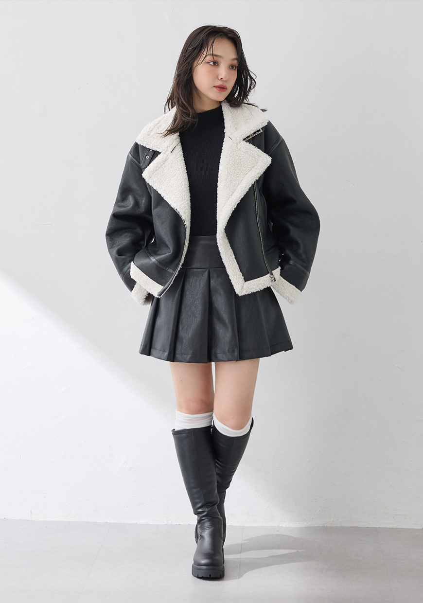 CROPPED FLIGHT JACKET