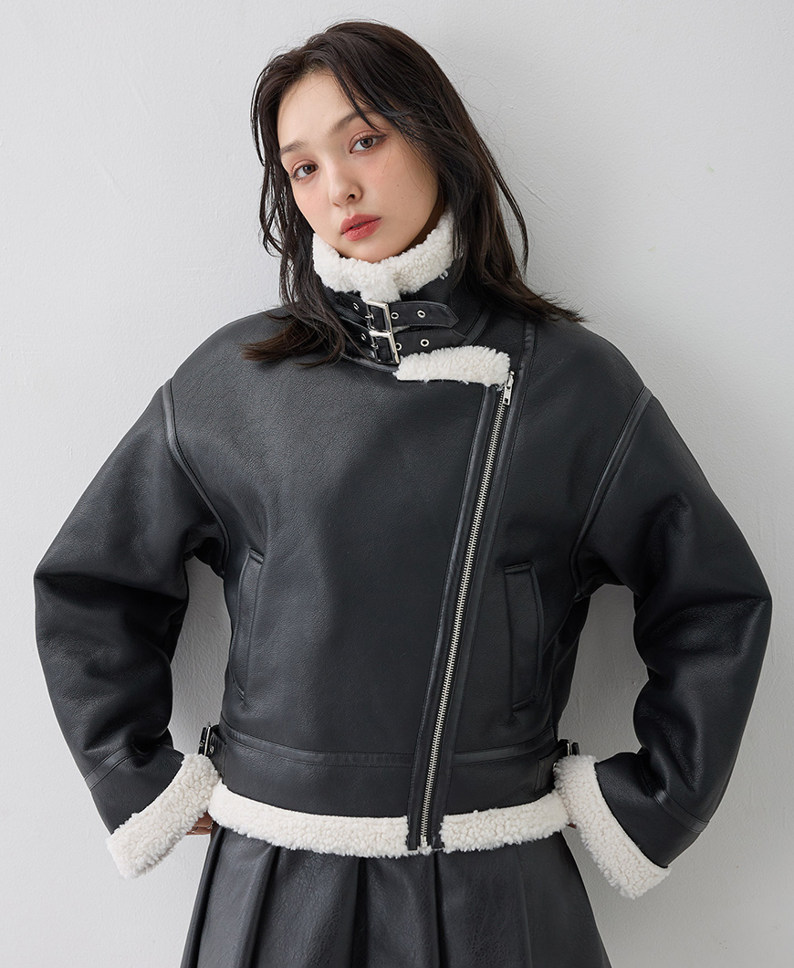 CROPPED FLIGHT JACKET