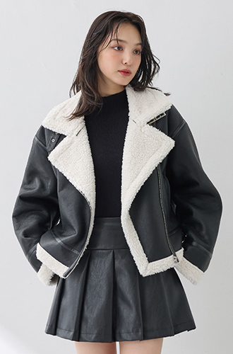 CROPPED FLIGHT JACKET