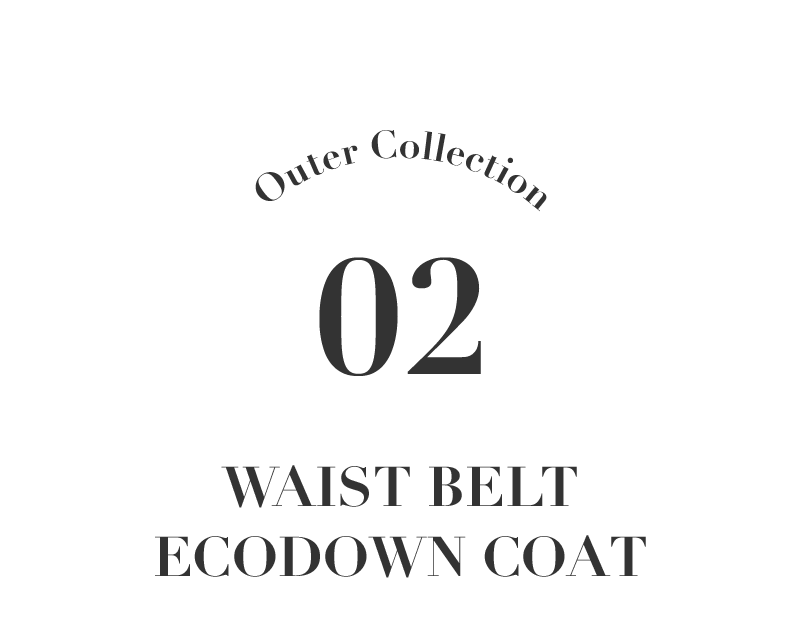 WAIST BELT ECODOWN COAT