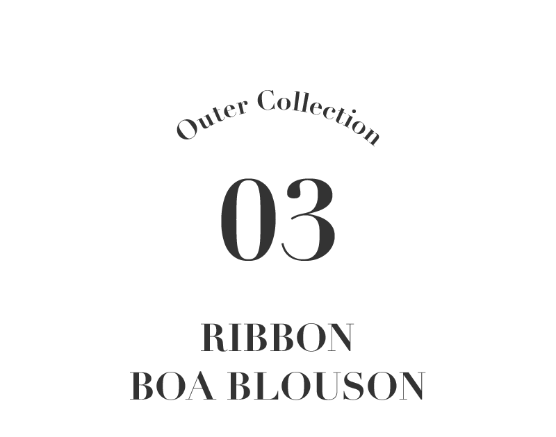 RIBBON BOA BLOUSON