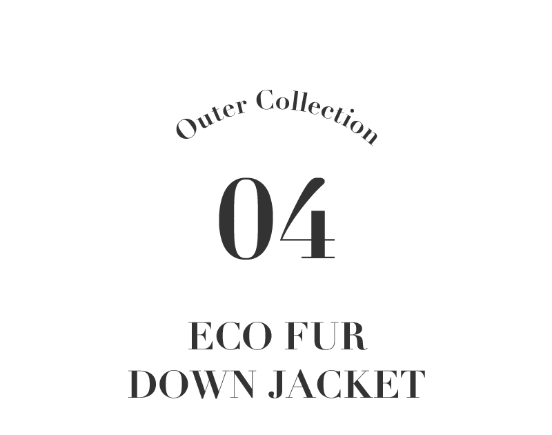 ECO FUR DOWN JACKET