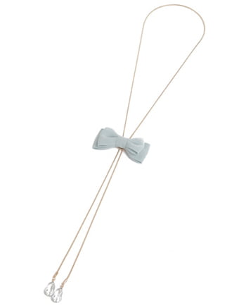 INGNI(イング) ストーン付リボン／ループタイ ミントグリーン