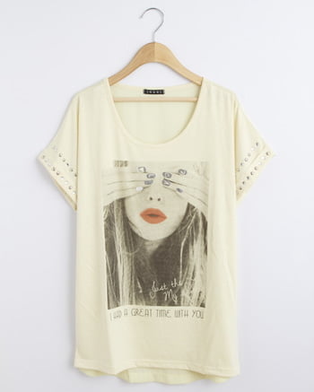 ルージュバイカラー／Tシャツ