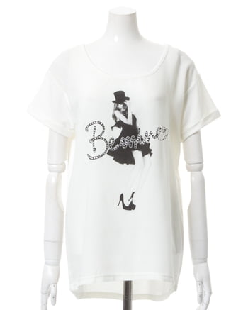 Be mine異素材半袖／Tシャツ