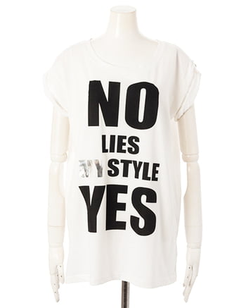 NO／YES／Tシャツ