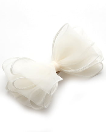 INGNI(イング) オーガンジーリボン／バレッタB キナリ