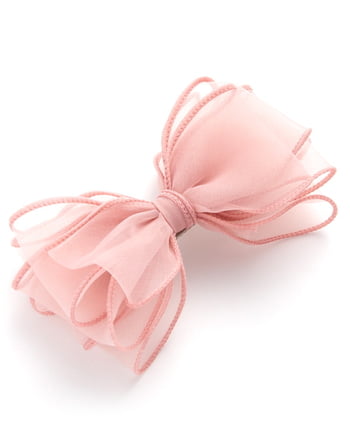INGNI(イング) オーガンジーリボン／バレッタB ピンク