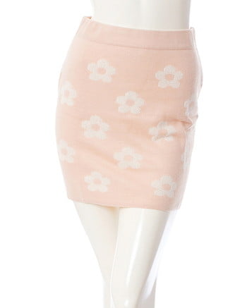 INGNI(イング) デイジーJQニット／スカート ピンクベージュ