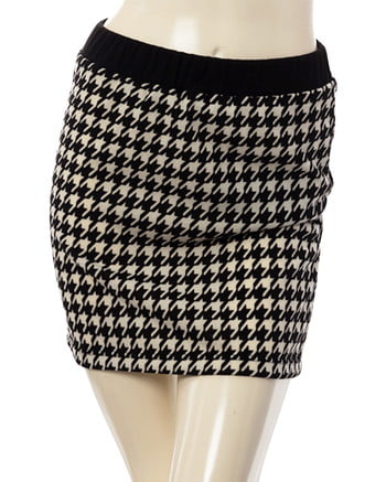 【entwa】タイトスカート 刺し子生地 インク 千鳥タイト／スカート｜INGNI(イング) 公式通販｜INGNI STORE