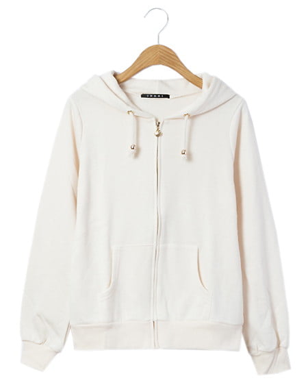 INGNI(イング) UV加工ZIP／パーカー アイボリー