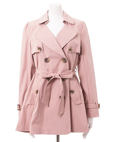 INGNI(イング) ドーリートレンチ／コートA ピンク