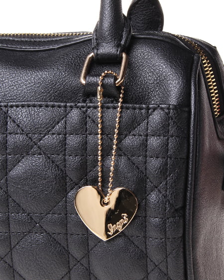 INGNI（イング） 2WAYキルティングボストン／BAG ｸﾛ