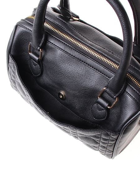 INGNI（イング） 2WAYキルティングボストン／BAG ｸﾛ