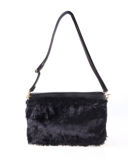 フェイクファークラッチ／BAG