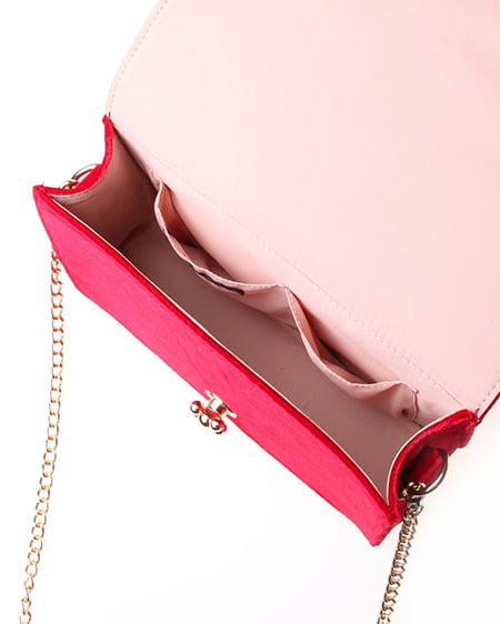 INGNI（イング） ベロアショルダー／BAG ｱｶ