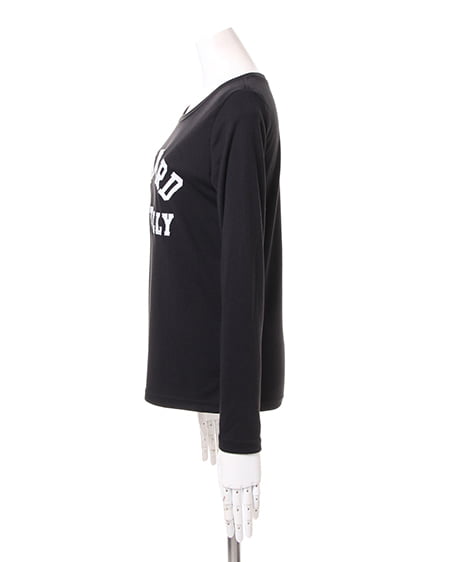 INGNI（イング） NEWロゴ／ロングTシャツ ｸﾛ