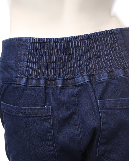 INGNI(イング) 6つ釦ハイウエストショート/パンツE インディゴ