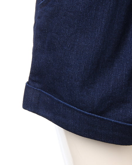 INGNI(イング) 6つ釦ハイウエストショート/パンツE インディゴ