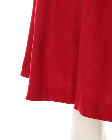 INGNI（イング） ベルト付フェイクウールミディ／スカート ﾎﾞﾙﾄﾞｰ