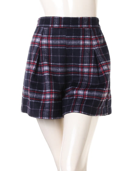 INGNI(イング) シャギーチェックキュロット／パンツ コン